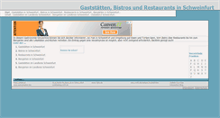Desktop Screenshot of gaststaette-in-schweinfurt.rv92.de