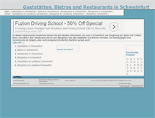 Tablet Screenshot of gaststaette-in-schweinfurt.rv92.de